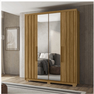 Ropero 4 puertas 3 cajones