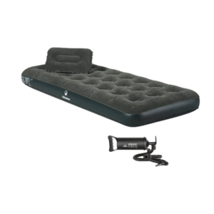 Colchón inflable KLIMBER 1 plaza con inflador y almohada
