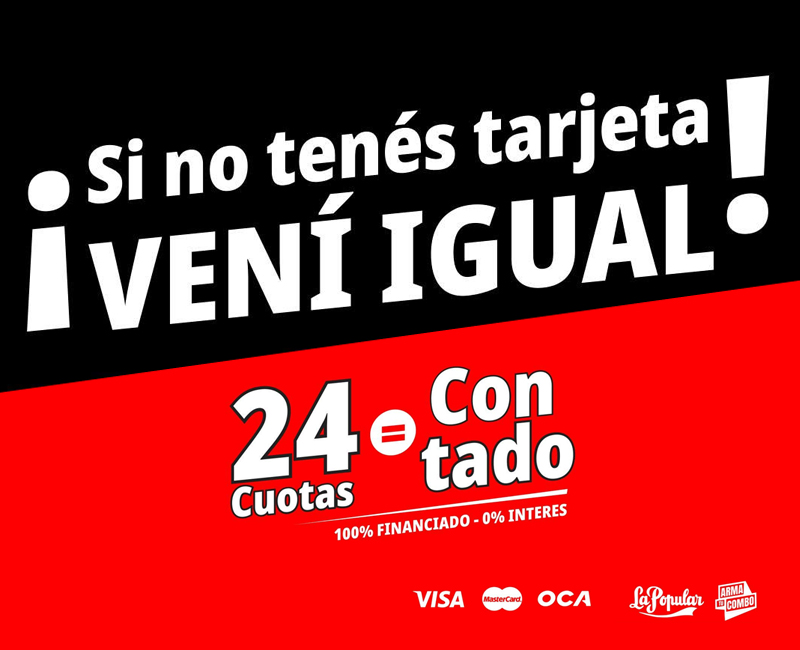 En La Popular, si no tenés tarjeta vení igual