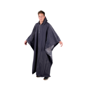Poncho lluvia poliester/pvc
